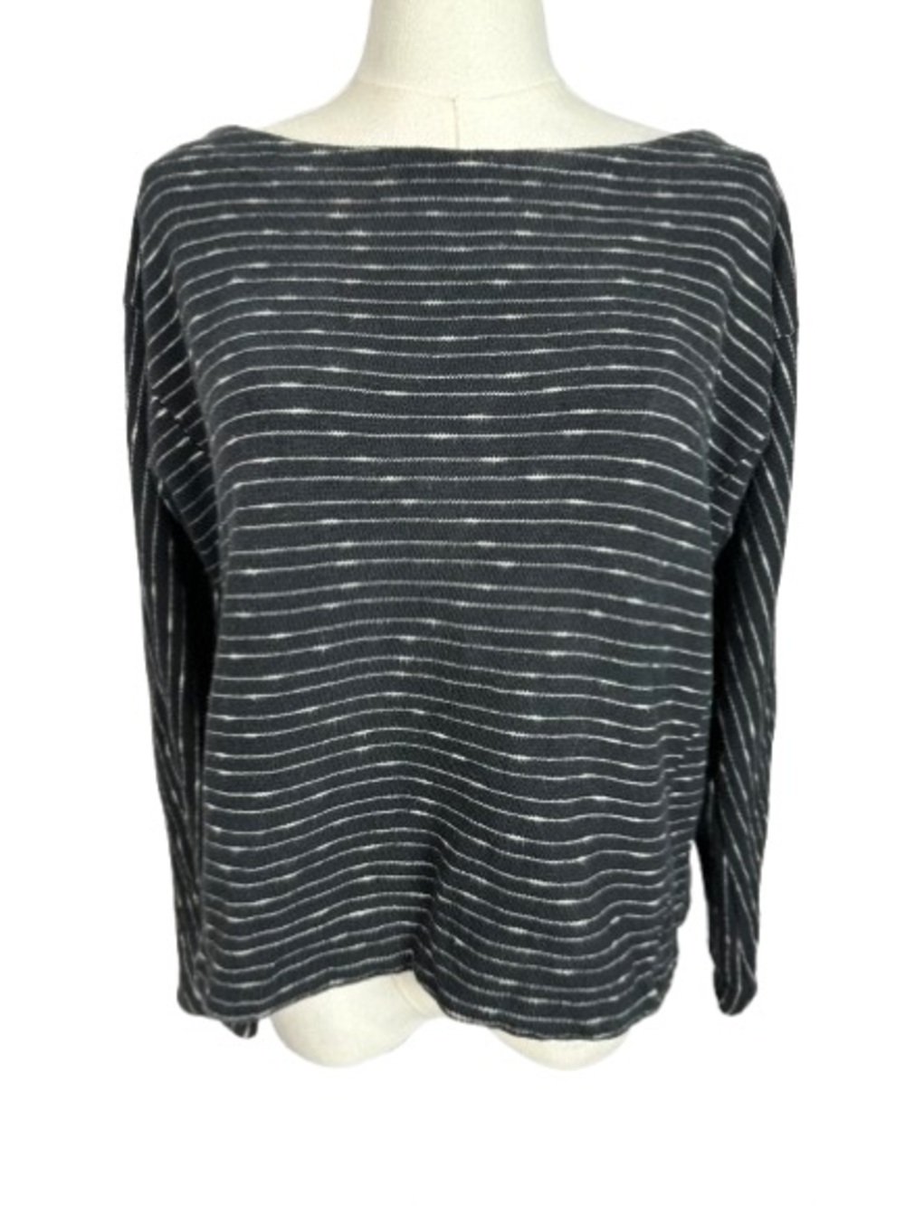 Madewell Black & White Striped Knit Sweater Size XS